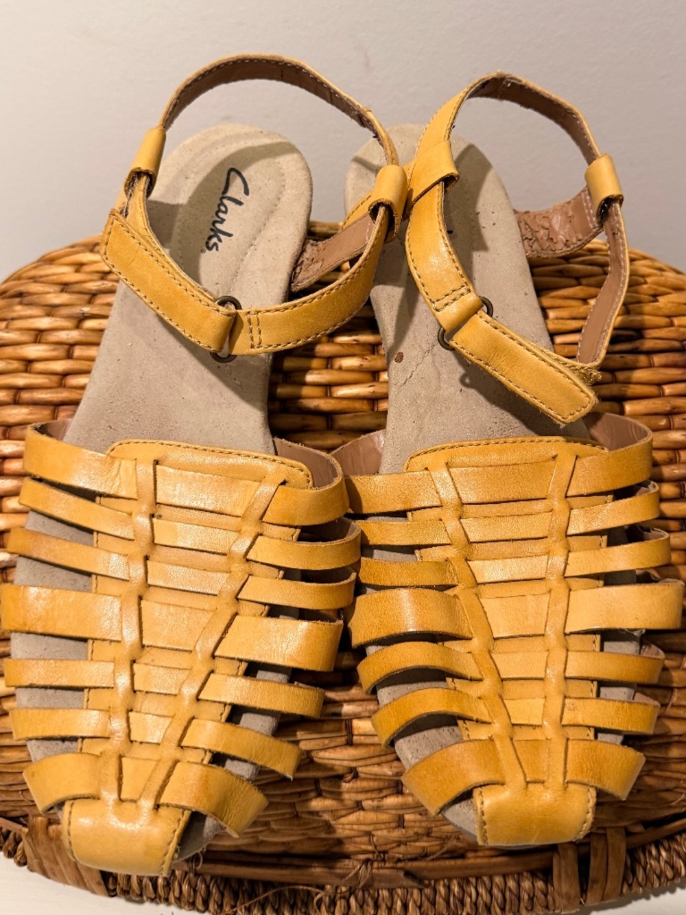 Clark’s Sunny Yellow  Huarache Sandal